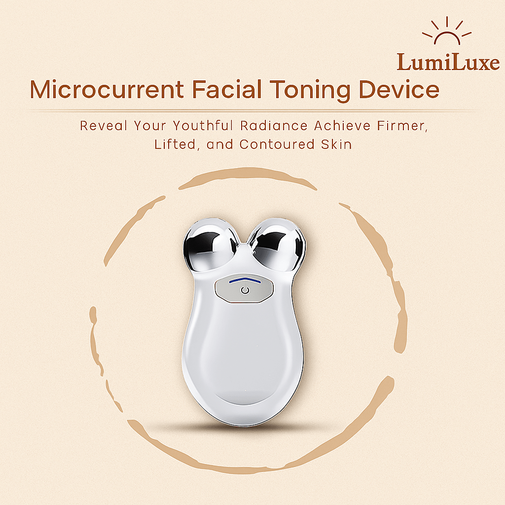 Microcurrent Facial Toning Massager - LumiLuxe