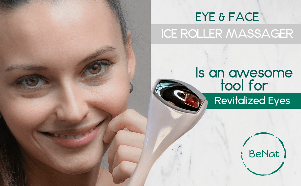 Eye & Face Ice Roller Massager - LumiLuxe