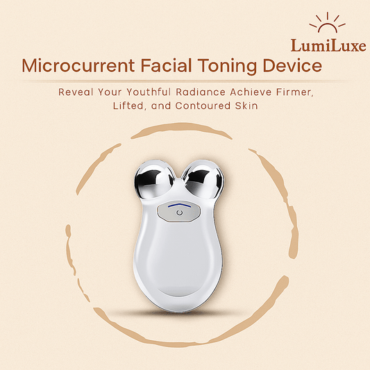 Microcurrent Facial Toning Massager - LumiLuxe